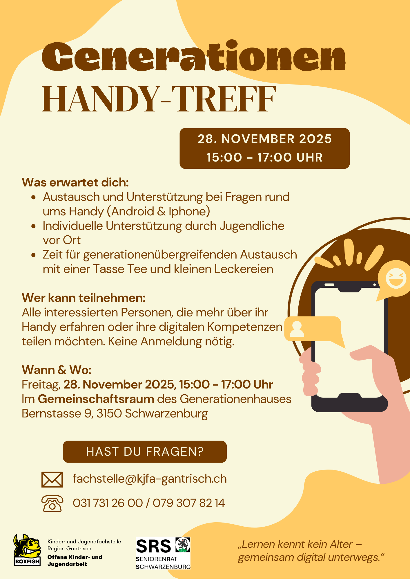Generationen Handy-Treff